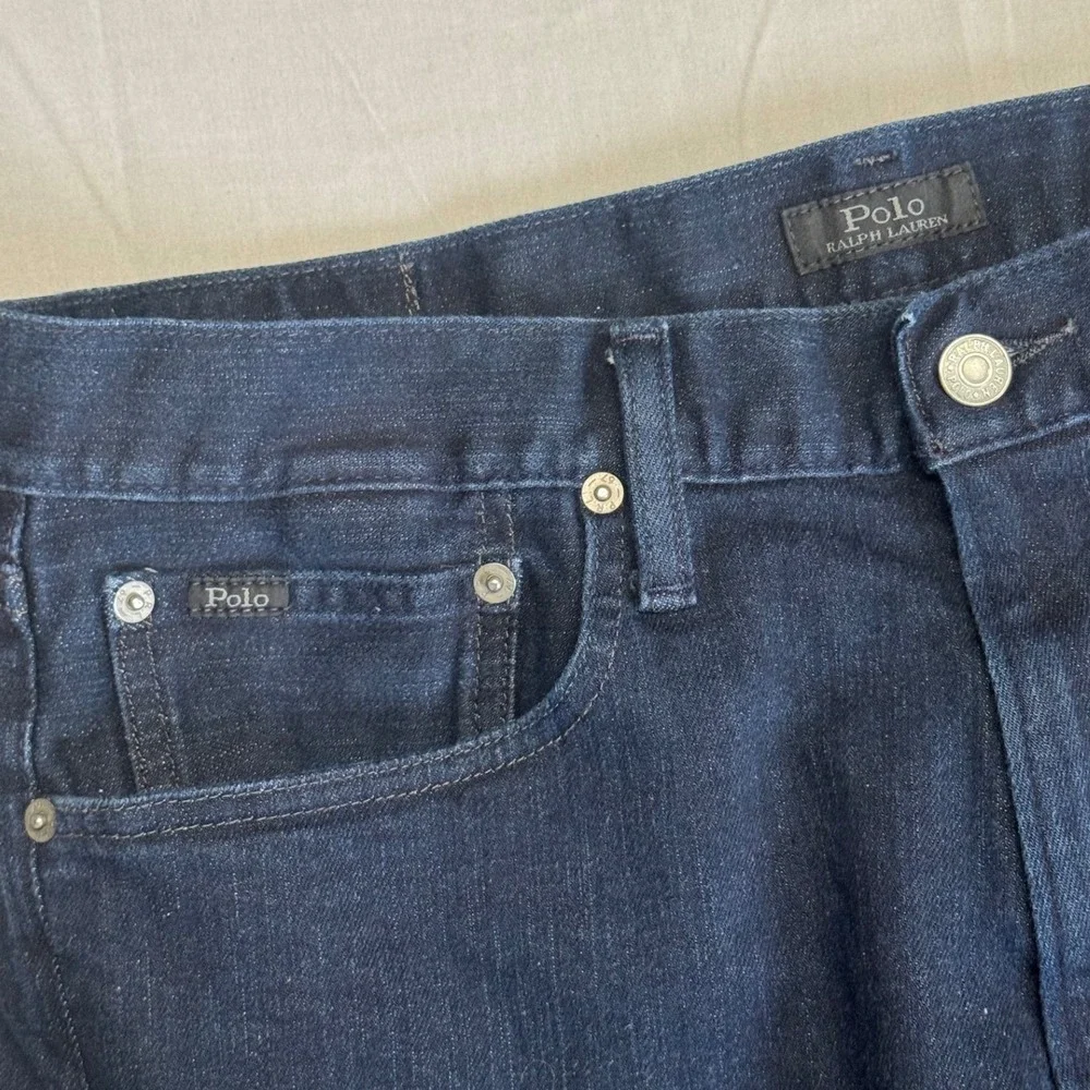 Polo Ralph Lauren Sullivan Slim Dark Indigo Jeans Mens 34x30 Stretch Denim
